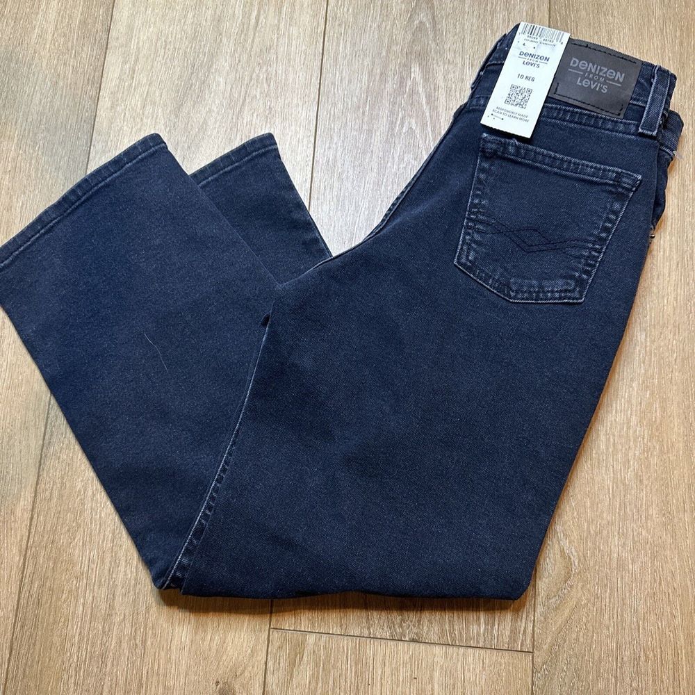 Denizen‎ From Levi's Boy's Loose Jeans  Dark Wash Adjustable Waist 10R NEW